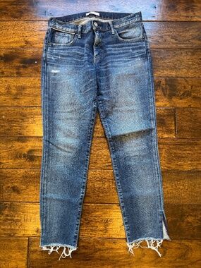 Moussy Vintage Distressed Blue Skinny Jeans Size 28